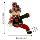 Christmas Reindeer Curtain Tiebacks Set of 2, Festive Plush Curtain Holders for Window Drapes, Holiday Home Decor-5