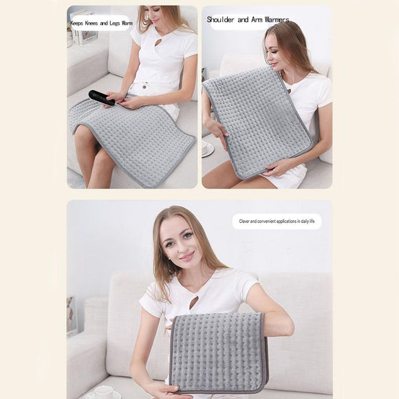 Electric Heating Pad 43x84cm with 9 Heat Levels and 4 Timer Settings, Washable Full Body Heating Mat for Back, Waist, Legs and Shoulders