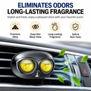 Red Owl Car Air Vent Perfume Ornament with Rotatable Clip - Refillable Fragrance System & Premium Alloy Interior Decor-2