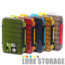 Blue Large Size 19.8cm Fishing Lure Storage Box - Double Sided PP Tackle Organizer with Drainage System - Durable Hard Case for Minnows, Crankbaits, Hooks-2