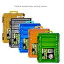 Blue Large Size 19.8cm Fishing Lure Storage Box - Double Sided PP Tackle Organizer with Drainage System - Durable Hard Case for Minnows, Crankbaits, Hooks-4