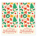 (Style 4) 50 Sheet Christmas Gift Sealing Sticker Set with 100 Stickers - 100 x 50 mm Rectangular Holiday Labels for Gift Boxes, Wrapping, Packaging and Envelopes-1