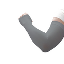 2 Pair Cooling Arm Sleeves with Thumb Hole - Gray 38-40cm Breathable Stretch Sun Sleeves for Cycling, Running, Hiking, Fishing, Driving and Outdoor Activities-1