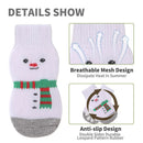 Matching Christmas Socks Set for Adult and Dog- Christmas Tree Design with One Pair Adult Socks and One Set M Size Anti Slip Pet Socks for Festive Photos and Holiday Wear-6