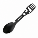 Multifunctional Camping Spork - Stainless Steel Spoon Fork Combo with Bottle Opener, Can Opener and Wrench Tool, Portable Outdoor Cutlery for Hiking, Camping and Picnics-1