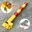 Red Parking Bollard locker Barrier Key Alike lock Fold Down Vehicle-4