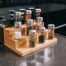 3 Tier Bamboo Spice Rack Countertop Kitchen Cabinet Organizer-1