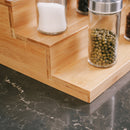3 Tier Bamboo Spice Rack Countertop Kitchen Cabinet Organizer-5