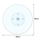 Tempered Glass Lazy Susan 50cm-2