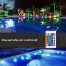Lazy Dayz 13 Colors LED Remote Pool Light 4 Pack-3