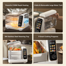 Hoper Layer Electric Food Steamer 16L Large Capacity 10 Second Start 24H Timer Independent Water Tank-3