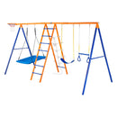Swing Sets for Backyard 6 in 1 Swing Set 440lbs Capacity Metal Swingset-1
