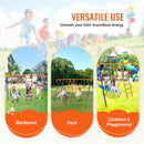 Swing Sets for Backyard 6 in 1 Swing Set 440lbs Capacity Metal Swingset-6