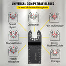 100PCS Oscillating Saw Blades, Quick Release Multitool Blades Kit, HCS Tool Blades for Wood Plastic, Compatible with Dewalt Dremel Fein Worx Bosch Makita Milwaukee-3