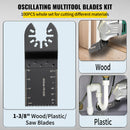 100PCS Oscillating Saw Blades, Quick Release Multitool Blades Kit, HCS Tool Blades for Wood Plastic, Compatible with Dewalt Dremel Fein Worx Bosch Makita Milwaukee-4