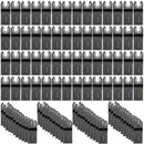 100PCS Oscillating Saw Blades, Quick Release Multitool Blades Kit, HCS Tool Blades for Wood Plastic, Compatible with Dewalt Dremel Fein Worx Bosch Makita Milwaukee-9