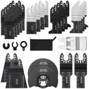 30PCS Multi Tool Blades Kits, Universal Quick Release Oscillating Saw Blades, 8 Types Wood Metal Plastic Oscillating Tool Blades, Fit Dewalt Bosch Milwaukee Hitachi Chicago Craftsman-9