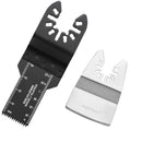 30PCS Multi Tool Blades Kits, Universal Quick Release Oscillating Saw Blades, 8 Types Wood Metal Plastic Oscillating Tool Blades, Fit Dewalt Bosch Milwaukee Hitachi Chicago Craftsman-11