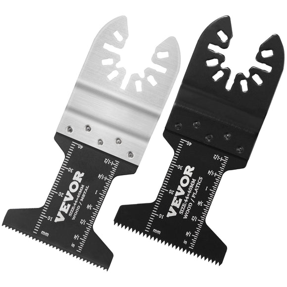 VEVOR 30PCS Multi Tool Blades Kits, Universal Quick Release Oscillating Saw Blades, 8 Types Wood Metal Plastic Oscillating Tool Blades, Fit Dewalt Bosch Milwaukee Hitachi Chicago Craftsman