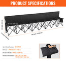 8 Seat Portable Folding Sport Bench Outdoor Camping Chair with Carry Bag-7