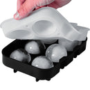 Ice Cube Trays (Set of 2), 2-in-1 Combo with Silicone Sphere Ice Ball Maker & Large Square Ice Cube Maker with Lid, Reusable Easy Release BPA Free Ice Tray Set for Whiskey Cocktails Bourbon-12