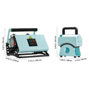 2 in 1 Tumbler and Hat Heat Press Machine Heat Machine for Caps Hats Mugs-8