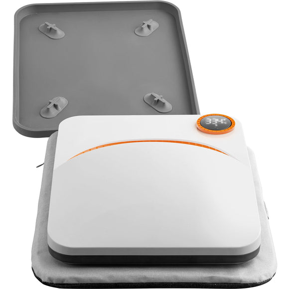 Heat Press 12 x 10 in Portable Easy Press Sublimation Transfer DIY T-shirt