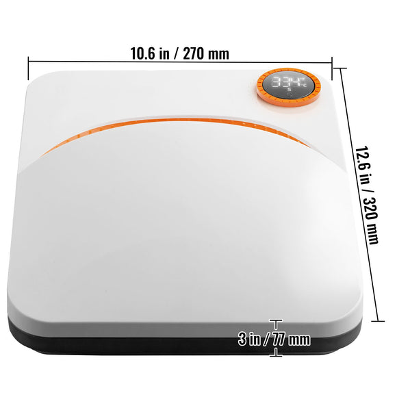 Heat Press 12 x 10 in Portable Easy Press Sublimation Transfer DIY T-shirt