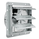 Shutter Exhaust Fan, 254 mm High-speed 1400RPM 753 CFM, Aluminum Wall Mount Attic Fan with AC-motor, Ventilation and Cooling for Greenhouses, Garages, Sheds, Shops-9