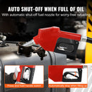 Fuel Transfer Pump, 12V DC, 10 GPM, 8 m Lift, Portable Electric Diesel Transfer Extractor Pump Kit with Automatic Shut-off Nozzle, Delivery & Suction Hose for Diesel, Kerosene, Transformer Oil-4