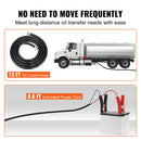 Fuel Transfer Pump, 12V DC, 10 GPM, 8 m Lift, Portable Electric Diesel Transfer Extractor Pump Kit with Automatic Shut-off Nozzle, Delivery & Suction Hose for Diesel, Kerosene, Transformer Oil-5