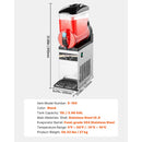 Commercial Slushy Machine 15L Margarita Smoothie Frozen Drink Maker-7