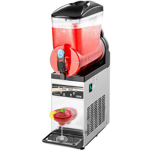 VEVOR Commercial Slushy Machine 15L Margarita Smoothie Frozen Drink Maker