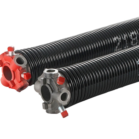 Garage Door Torsion Springs Pair of 0.218 x 2 x 23inch with Winding Bars