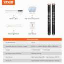 VEVOR Garage Door Torsion Springs Pair of 0.218 x 2 x 23inch with Winding Bars-7