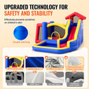 Inflatable Bounce House, Outdoor High Quality Playhouse Trampoline, Jumping Bouncer with Blower, Slide, and Storage Bag, Family Backyard Bouncy Castle, for Kid Ages 3_8 Years, 3.3x3x2.3m-3