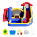 Inflatable Bounce House, Outdoor High Quality Playhouse Trampoline, Jumping Bouncer with Blower, Slide, and Storage Bag, Family Backyard Bouncy Castle, for Kid Ages 3_8 Years, 3.3x3x2.3m-9