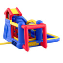 Inflatable Bounce House, Outdoor High Quality Playhouse Trampoline, Jumping Bouncer with Blower, Slide, and Storage Bag, Family Backyard Bouncy Castle, for Kid Ages 3_8 Years, 3.3x3x2.3m-12