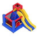 Inflatable Bounce House, Outdoor High Quality Playhouse Trampoline, Jumping Bouncer with Blower, Slide, and Storage Bag, Family Backyard Bouncy Castle, for Kid Ages 3_8 Years, 3.4x2.6x2.3m-10