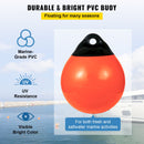 Boat Buoy Balls, 15\" Diameter Inflatable Heavy-Duty Marine-Grade PVC Marker Buoys, Round Boat Mooring Buoys, Anchoring, Rafting, Marking, Fishing, Orange-3