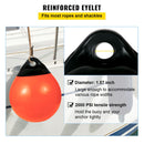 Boat Buoy Balls, 15\" Diameter Inflatable Heavy-Duty Marine-Grade PVC Marker Buoys, Round Boat Mooring Buoys, Anchoring, Rafting, Marking, Fishing, Orange-5
