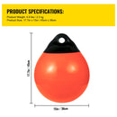 Boat Buoy Balls, 15\" Diameter Inflatable Heavy-Duty Marine-Grade PVC Marker Buoys, Round Boat Mooring Buoys, Anchoring, Rafting, Marking, Fishing, Orange-7