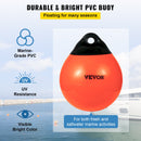VEVOR Boat Buoy Balls, 15\" Diameter Inflatable Heavy-Duty Marine-Grade PVC Marker Buoys, Round Boat Mooring Buoys, Anchoring, Rafting, Marking, Fishing, Orange-3
