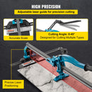 Tile Cutter 24in Cutting Tool w/ Laser Guide Single Rail Double Brackets-4