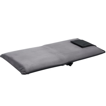 Floor Chair, 6-Position Adjustable Meditation Chair with Back Support, Folding Sofa Chair for Reading TV Watching and Gaming, Portable Floor Seat Lounge Sofa Chair for Kids Teens Adults, Gray
