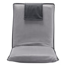 Floor Chair, 6-Position Adjustable Meditation Chair with Back Support, Folding Sofa Chair for Reading TV Watching and Gaming, Portable Floor Seat Lounge Sofa Chair for Kids Teens Adults, Gray-9