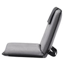 Floor Chair, 6-Position Adjustable Meditation Chair with Back Support, Folding Sofa Chair for Reading TV Watching and Gaming, Portable Floor Seat Lounge Sofa Chair for Kids Teens Adults, Gray-10