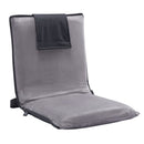 Floor Chair, 6-Position Adjustable Meditation Chair with Back Support, Folding Sofa Chair for Reading TV Watching and Gaming, Portable Floor Seat Lounge Sofa Chair for Kids Teens Adults, Gray-11