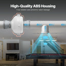 4" to 4.5" Radon Mitigation Fan System Quiet 190CFM Inline Duct Waterproof-6