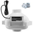 4" to 4.5" Radon Mitigation Fan System Kit Quiet 190 CFM Inline Duct Fan-1